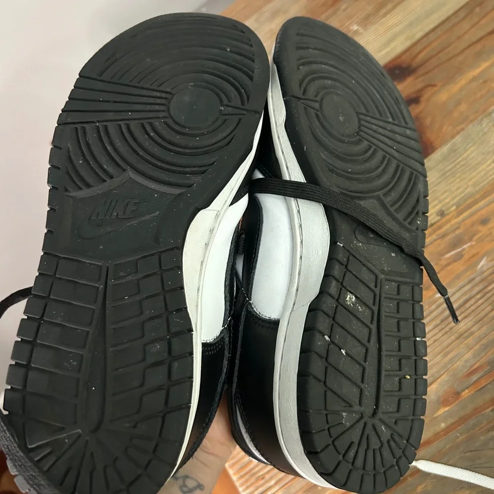Nike Dunk Low Panda White Black Mens Sneakers DD1391-100 Size 8 - Picture 8 of 10